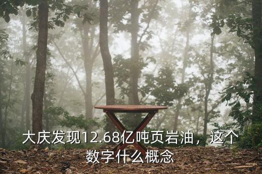 大慶發(fā)現(xiàn)12.68億噸頁(yè)巖油，這個(gè)數(shù)字什么概念