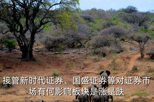 接管新時(shí)代證券、國(guó)盛證券等對(duì)證券市場(chǎng)有何影響板塊是漲是跌