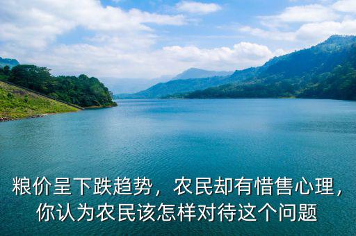 糧價(jià)呈下跌趨勢(shì)，農(nóng)民卻有惜售心理，你認(rèn)為農(nóng)民該怎樣對(duì)待這個(gè)問題