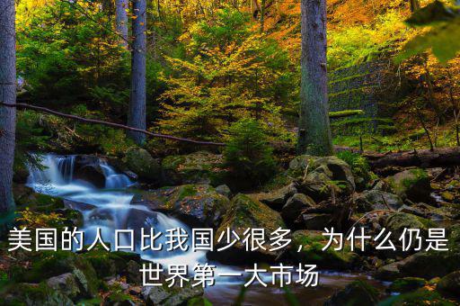 美國的人口比我國少很多，為什么仍是世界第一大市場