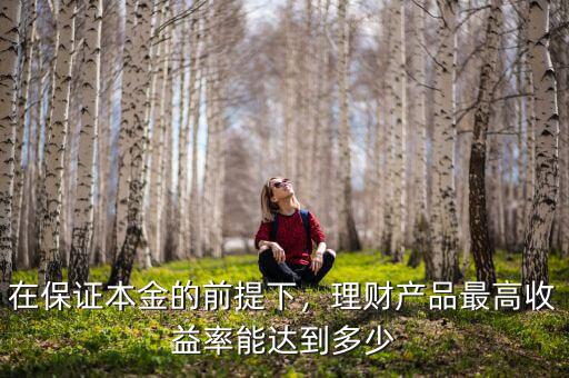 在保證本金的前提下，理財產品最高收益率能達到多少