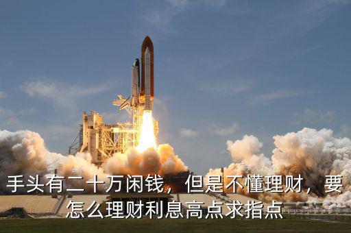 手頭有二十萬閑錢，但是不懂理財，要怎么理財利息高點求指點