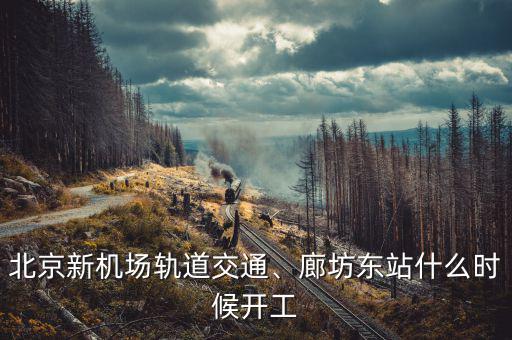 北京新機(jī)場軌道交通、廊坊東站什么時候開工