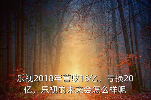 樂視2018年?duì)I收16億，虧損20億，樂視的未來會怎么樣呢