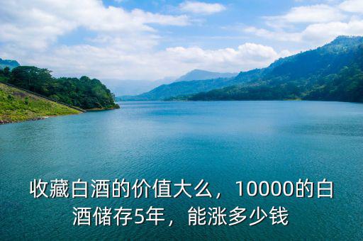 收藏白酒的價值大么，10000的白酒儲存5年，能漲多少錢