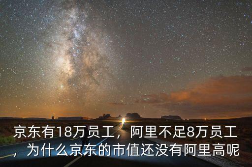京東有18萬員工，阿里不足8萬員工，為什么京東的市值還沒有阿里高呢
