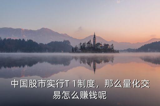 中國股市實(shí)行T 1制度，那么量化交易怎么賺錢呢