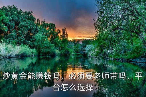 炒黃金能賺錢嗎，必須要老師帶嗎，平臺(tái)怎么選擇