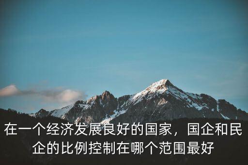 在一個(gè)經(jīng)濟(jì)發(fā)展良好的國(guó)家，國(guó)企和民企的比例控制在哪個(gè)范圍最好