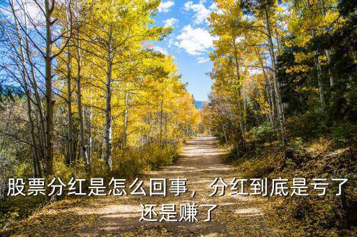 股票分紅是怎么回事，分紅到底是虧了還是賺了