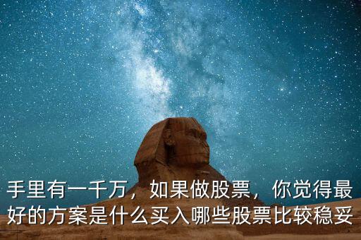 手里有一千萬，如果做股票，你覺得最好的方案是什么買入哪些股票比較穩(wěn)妥
