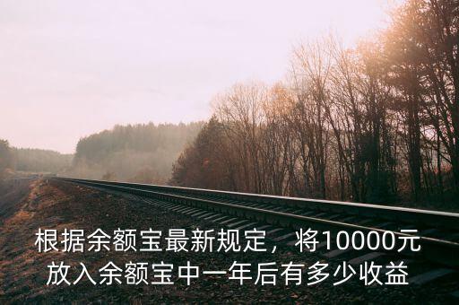 根據(jù)余額寶最新規(guī)定，將10000元放入余額寶中一年后有多少收益