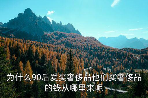 中國(guó)人為什么買奢侈品,為什么90后愛(ài)買奢侈品