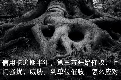 信用卡逾期半年，第三方開始催收，上門騷擾，威脅，到單位催收，怎么應(yīng)對