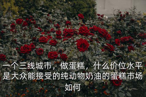 一個(gè)三線城市，做蛋糕，什么價(jià)位水平是大眾能接受的純動(dòng)物奶油的蛋糕市場(chǎng)如何