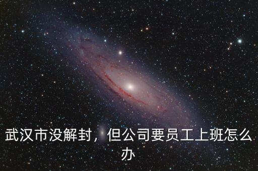 武漢市沒解封，但公司要員工上班怎么辦