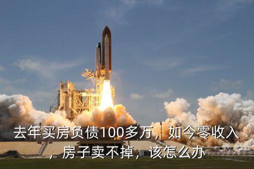 去年買房負(fù)債100多萬，如今零收入，房子賣不掉，該怎么辦