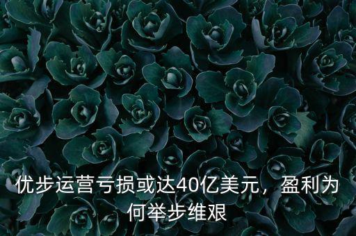 優(yōu)步運(yùn)營(yíng)虧損或達(dá)40億美元，盈利為何舉步維艱