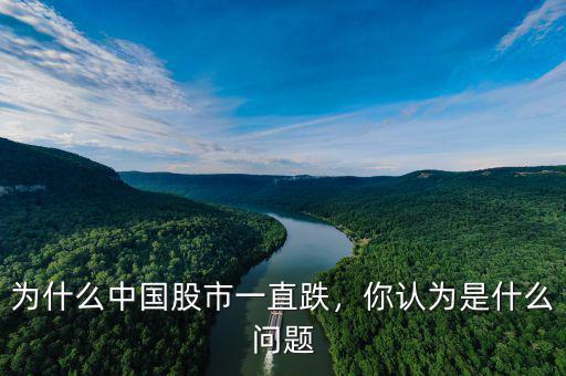 為什么中國股市一直跌，你認為是什么問題