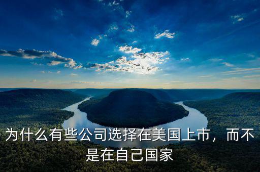 為什么有些公司選擇在美國上市，而不是在自己國家