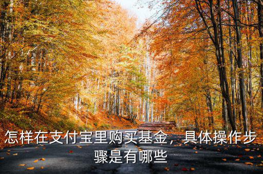 怎樣在支付寶里購(gòu)買基金，具體操作步驟是有哪些