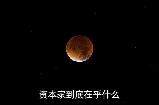 大領(lǐng)導最在乎什么,資本家到底在乎什么