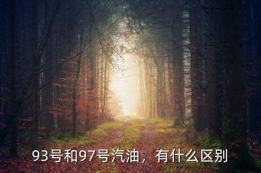 93號(hào)和97號(hào)汽油，有什么區(qū)別