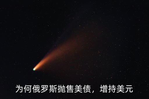為何俄羅斯拋售美債，增持美元