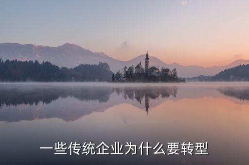 一些傳統(tǒng)企業(yè)為什么要轉型