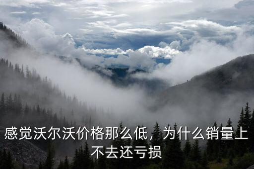感覺沃爾沃價格那么低，為什么銷量上不去還虧損