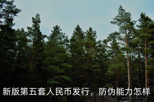 新版第五套人民幣發(fā)行，防偽能力怎樣