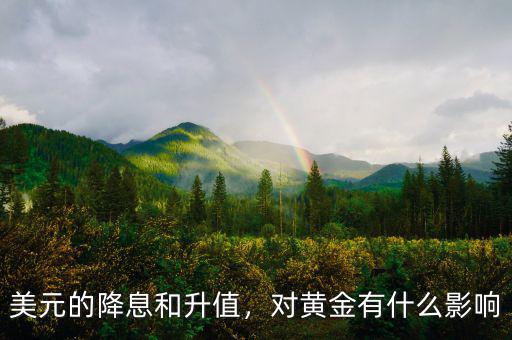 美元的降息和升值，對黃金有什么影響
