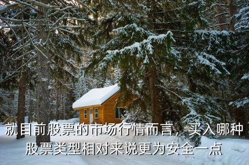 就目前股票的市場(chǎng)行情而言，買(mǎi)入哪種股票類型相對(duì)來(lái)說(shuō)更為安全一點(diǎn)