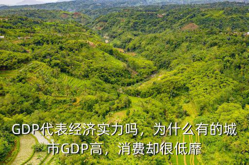 GDP代表經(jīng)濟(jì)實(shí)力嗎，為什么有的城市GDP高，消費(fèi)卻很低靡