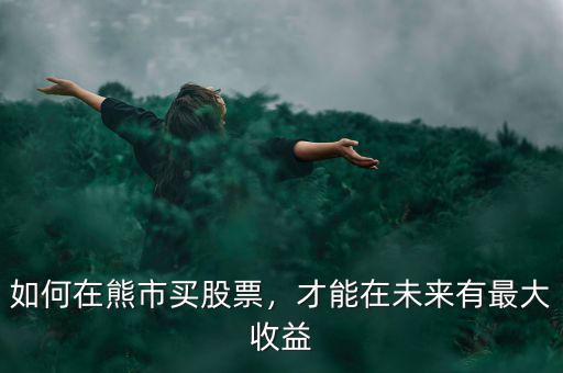 如何在熊市買股票，才能在未來有最大收益