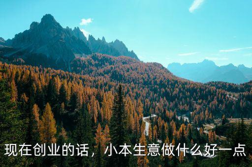 現(xiàn)在創(chuàng)業(yè)的話，小本生意做什么好一點(diǎn)
