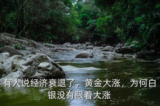 有人說經(jīng)濟衰退了，黃金大漲，為何白銀沒有跟著大漲