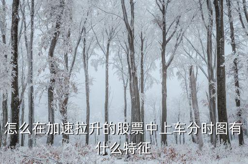 怎么在加速拉升的股票中上車(chē)分時(shí)圖有什么特征