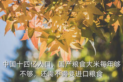 中國十四億人口，國產(chǎn)糧食大米每年夠不夠，還需不需要進口糧食