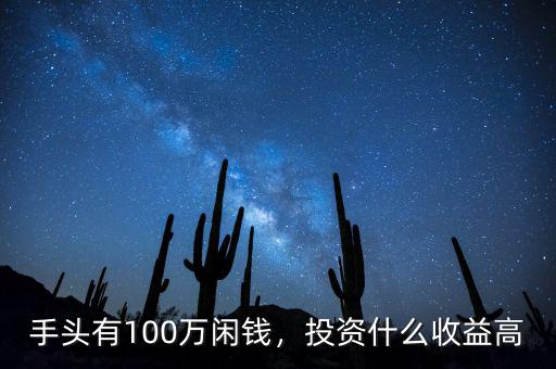 手頭有100萬閑錢，投資什么收益高
