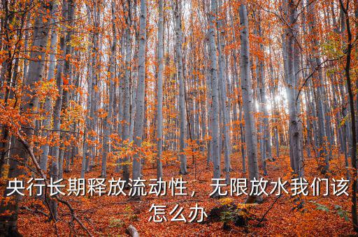央行長期釋放流動性，無限放水我們該怎么辦