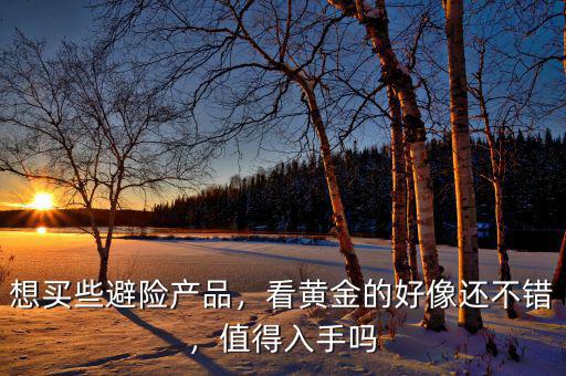 想買(mǎi)些避險(xiǎn)產(chǎn)品，看黃金的好像還不錯(cuò)，值得入手嗎