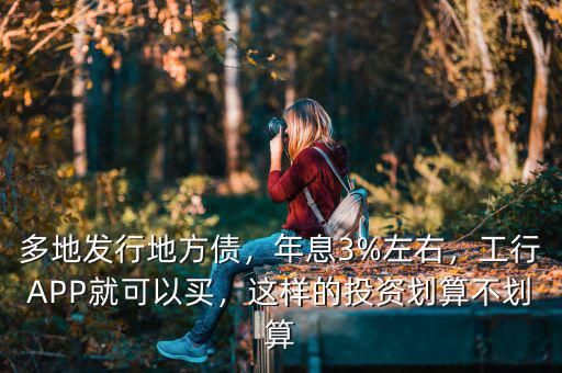 多地發(fā)行地方債，年息3%左右，工行APP就可以買，這樣的投資劃算不劃算