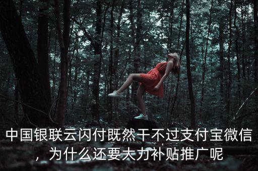 中國銀聯(lián)云閃付既然干不過支付寶微信，為什么還要大力補(bǔ)貼推廣呢