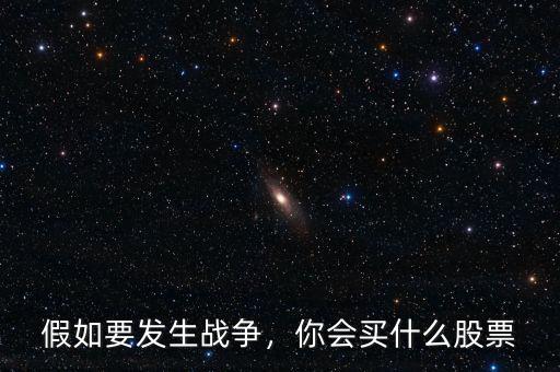 假如要發(fā)生戰(zhàn)爭，你會買什么股票
