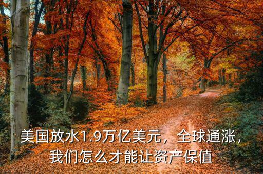 美國放水1.9萬億美元，全球通漲，我們怎么才能讓資產(chǎn)保值
