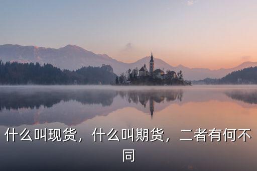 什么叫現(xiàn)貨，什么叫期貨，二者有何不同