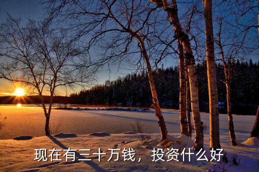 現(xiàn)在有三十萬錢，投資什么好