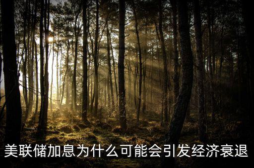 美聯(lián)儲(chǔ)加息為什么可能會(huì)引發(fā)經(jīng)濟(jì)衰退