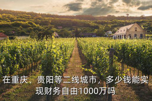 在重慶、貴陽等二線城市，多少錢能實(shí)現(xiàn)財(cái)務(wù)自由1000萬嗎